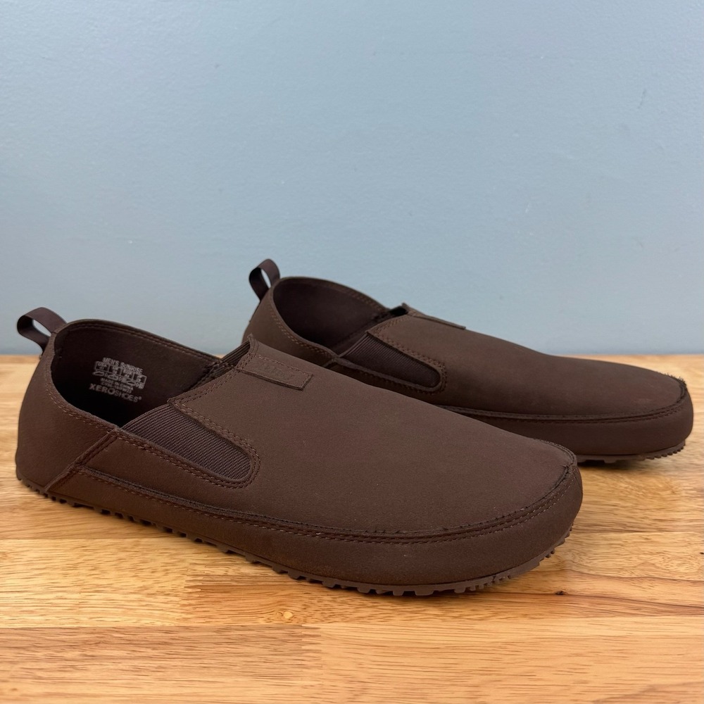 Xero Shoes Sunrise Mens 11 Brown Barefoot Minimalist Casual Slip On Loafers
